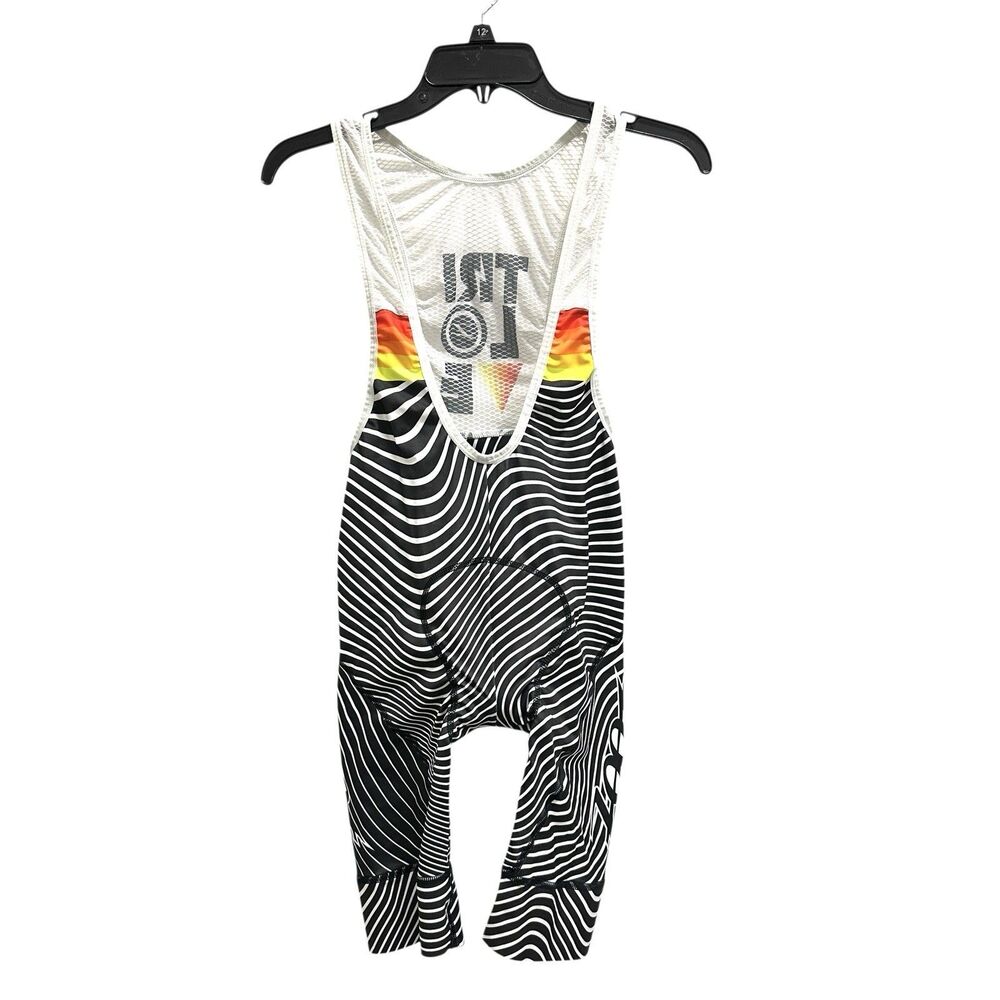 Zoot Tri Love Mens Cycling Bib Zebra Rainbow Triathlon Cycling LGBTQ+ Size Small